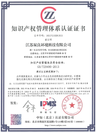 簡訊｜雙良環(huán)境知識產(chǎn)權(quán)管理體系再認(rèn)證順利通過！
